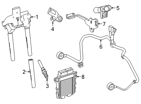 2019 Mercedes-Benz E63 AMG S Ignition System Diagram