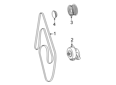 2006 Mercedes-Benz E500 Belts & Pulleys