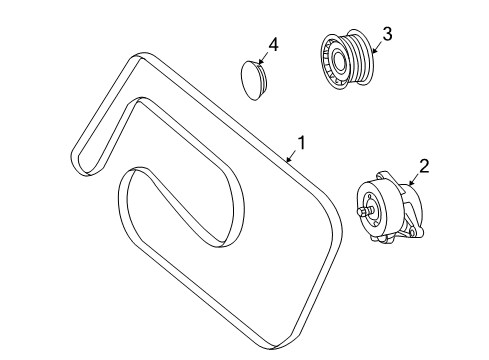 2005 Mercedes-Benz C55 AMG Belts & Pulleys