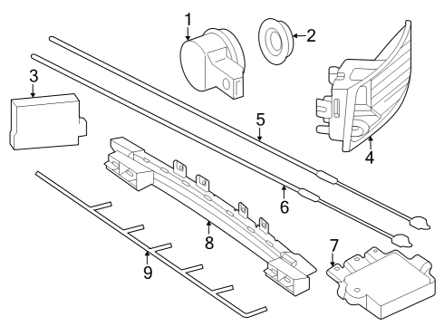 Blind Spot Radar Diagram for 000-905-48-18