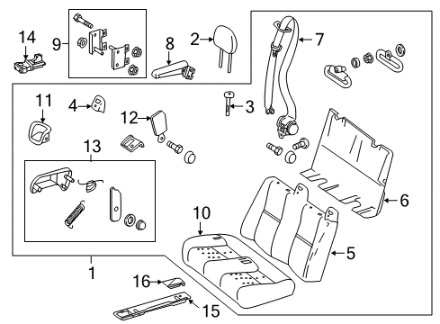 2018 Mercedes-Benz Sprinter 2500 Seat Belt Diagram 5