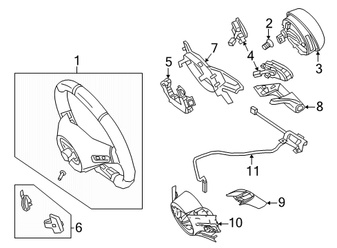 Center Cover Diagram for 099-464-35-00-2A17