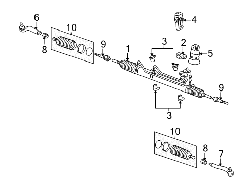 Gear Assembly Bumper Diagram for 163-460-00-66