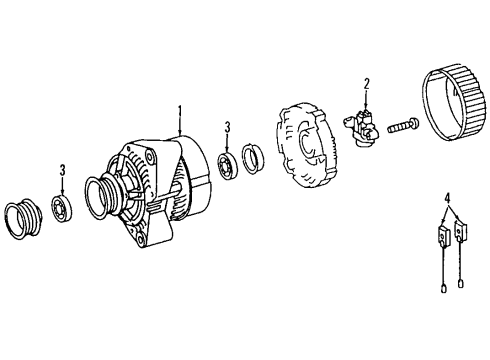 1996 Mercedes-Benz S320 Alternator