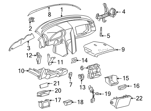 1997 Mercedes-Benz C230 Instrument Panel