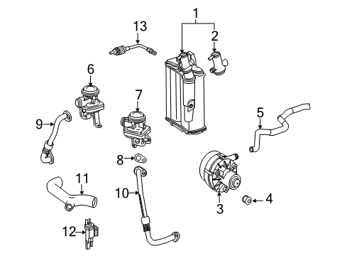 2008 Mercedes-Benz CL63 AMG Powertrain Control Diagram 2