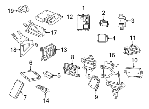 2022 Mercedes-Benz G550 Parking Aid Diagram 1