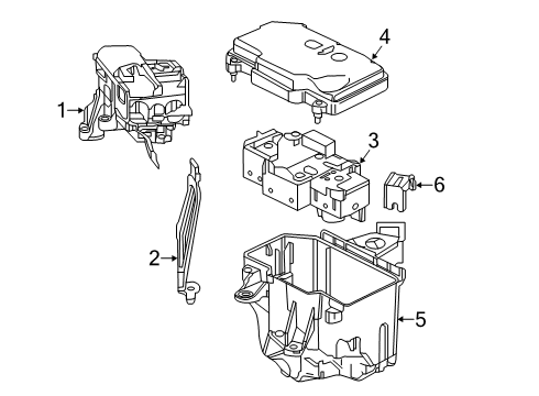 Lower Cover Diagram for 222-540-00-24-64