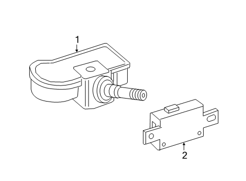 2007 Mercedes-Benz G55 AMG Tire Pressure Monitoring, Electrical Diagram