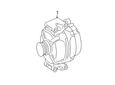 2021 Mercedes-Benz Metris Alternator  Diagram 2