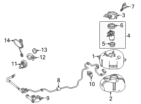 Feed Line Holder Diagram for 000-995-41-14