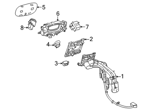 2023 Mercedes-Benz EQS AMG Quarter Panel & Components