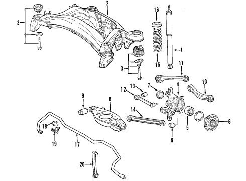 Coil Spring Diagram for 170-324-00-04