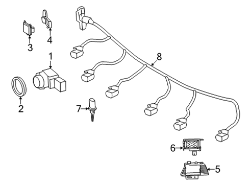 2022 Mercedes-Benz CLS450 Automatic Temperature Controls Diagram 2