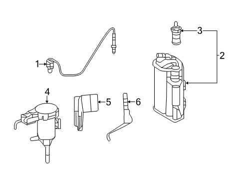 2013 Mercedes-Benz E400 Emission Components