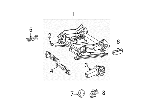 2012 Mercedes-Benz C250 Power Seats Diagram 5