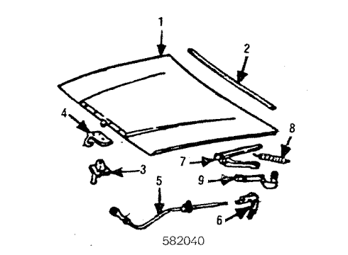 1985 Mercedes-Benz 300TD Hood & Components