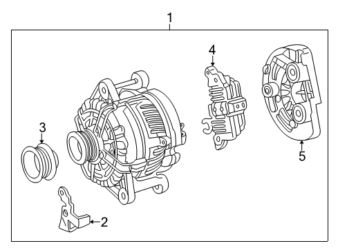 2003 Mercedes-Benz SL500 Alternator