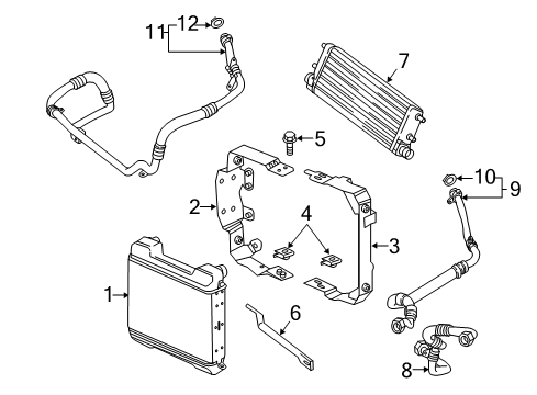 2016 Mercedes-Benz G65 AMG Engine Oil Cooler Diagram