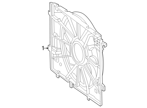 2024 Mercedes-Benz C43 AMG Cooling Fan Diagram