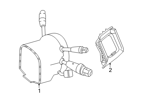 2016 Mercedes-Benz E63 AMG S Upper Steering Column Diagram