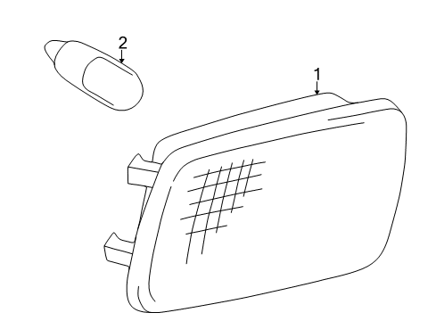 1999 Mercedes-Benz E300 Signal Lamps Diagram