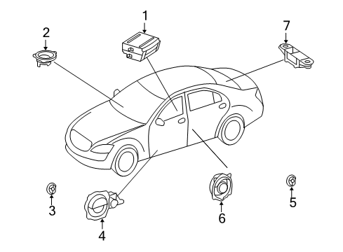 2010 Mercedes-Benz S400 Sound System Diagram