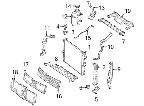 Radiator Diagram for 099-500-85-01