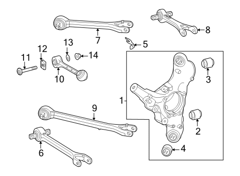 Stabilizer Bar Diagram for 232-326-19-00