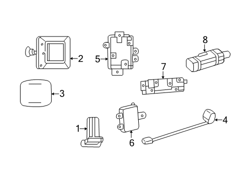 2022 Mercedes-Benz C43 AMG Antenna & Radio Diagram