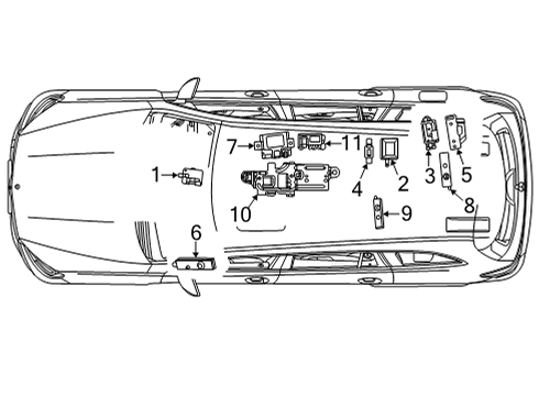 2023 Mercedes-Benz GLE350 Antenna & Radio Diagram