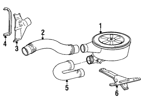 Inlet Hose Diagram for 617-094-04-82