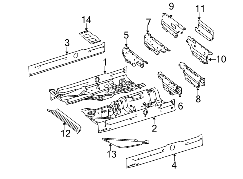 2006 Mercedes-Benz R350 Floor Diagram