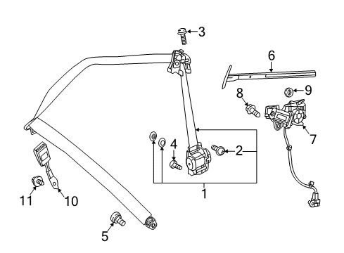 2020 Mercedes-Benz C63 AMG S Seat Belt, Electrical Diagram 2