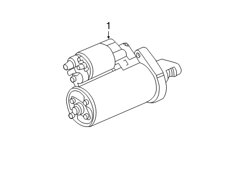 2011 Mercedes-Benz SL550 Starter, Electrical Diagram