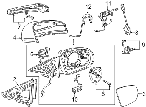 2020 Mercedes-Benz GLC350e Parking Aid Diagram 3