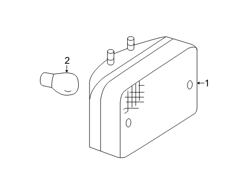 2009 Mercedes-Benz G55 AMG Bulbs Diagram 4