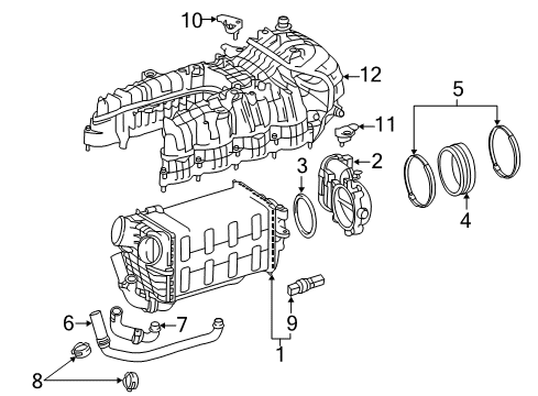 2014 Mercedes-Benz GL550 Powertrain Control Diagram 1