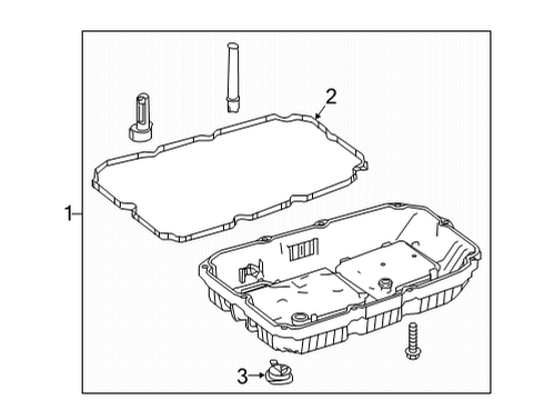 2021 Mercedes-Benz GLE63 AMG S Transmission Components Diagram 2