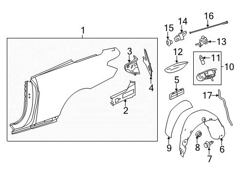 Fuel Pocket Diagram for 207-630-01-67