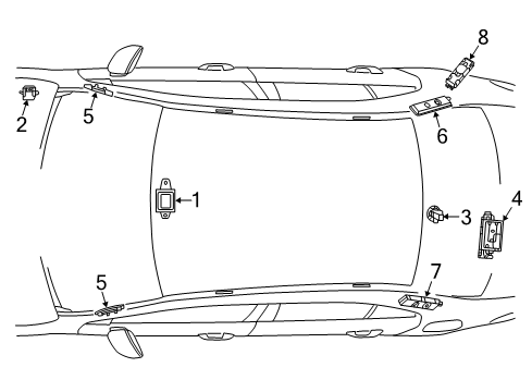 2022 Mercedes-Benz A220 Antenna & Radio Diagram