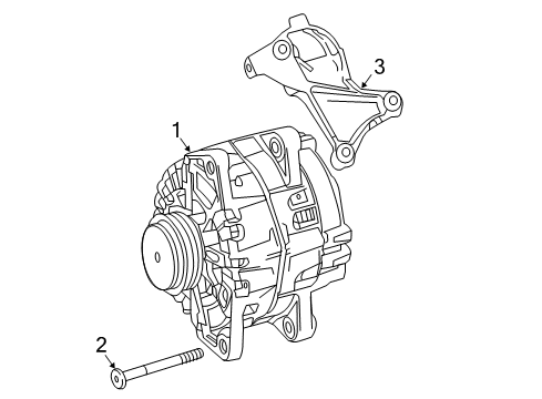 2019 Mercedes-Benz C63 AMG Alternator