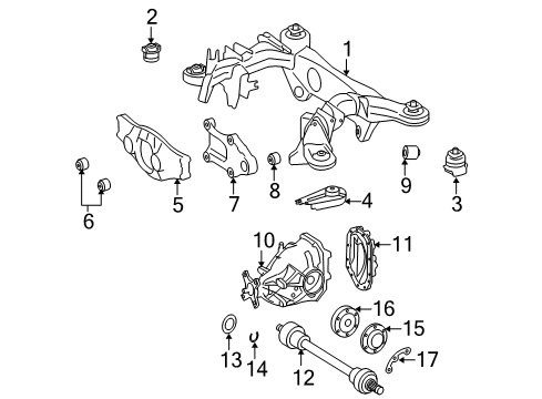 Differential Assembly Diagram for 221-350-21-14