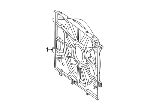 2023 Mercedes-Benz C300 Cooling System, Radiator, Water Pump, Cooling Fan