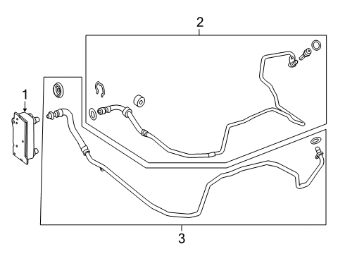 2021 Mercedes-Benz S560 Trans Oil Cooler Diagram