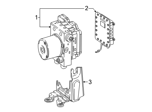 2021 Mercedes-Benz Metris Anti-Lock Brakes Diagram 1