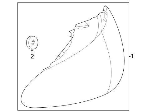 Tail Lamp Assembly Diagram for 295-906-28-00