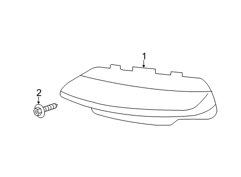 2012 Mercedes-Benz CL600 Daytime Running Lamps Diagram