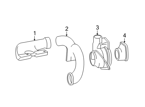 2014 Mercedes-Benz ML350 Ducts Diagram 1