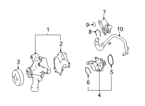 Water Pipe Diagram for 156-203-01-15